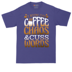 I Run on Coffee and Cuss Words | Mens Tall T-Shirt