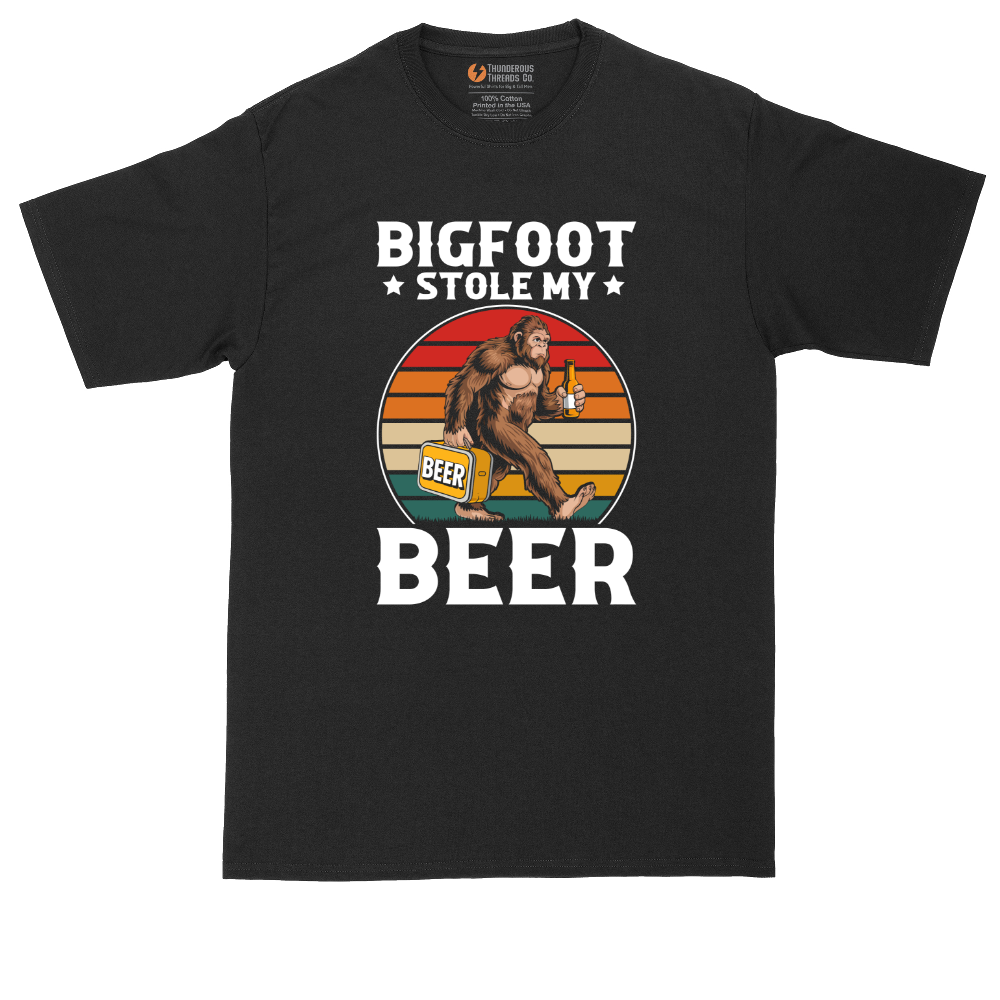 Bigfoot Stole My Beer - Mens Tall T-Shirt
