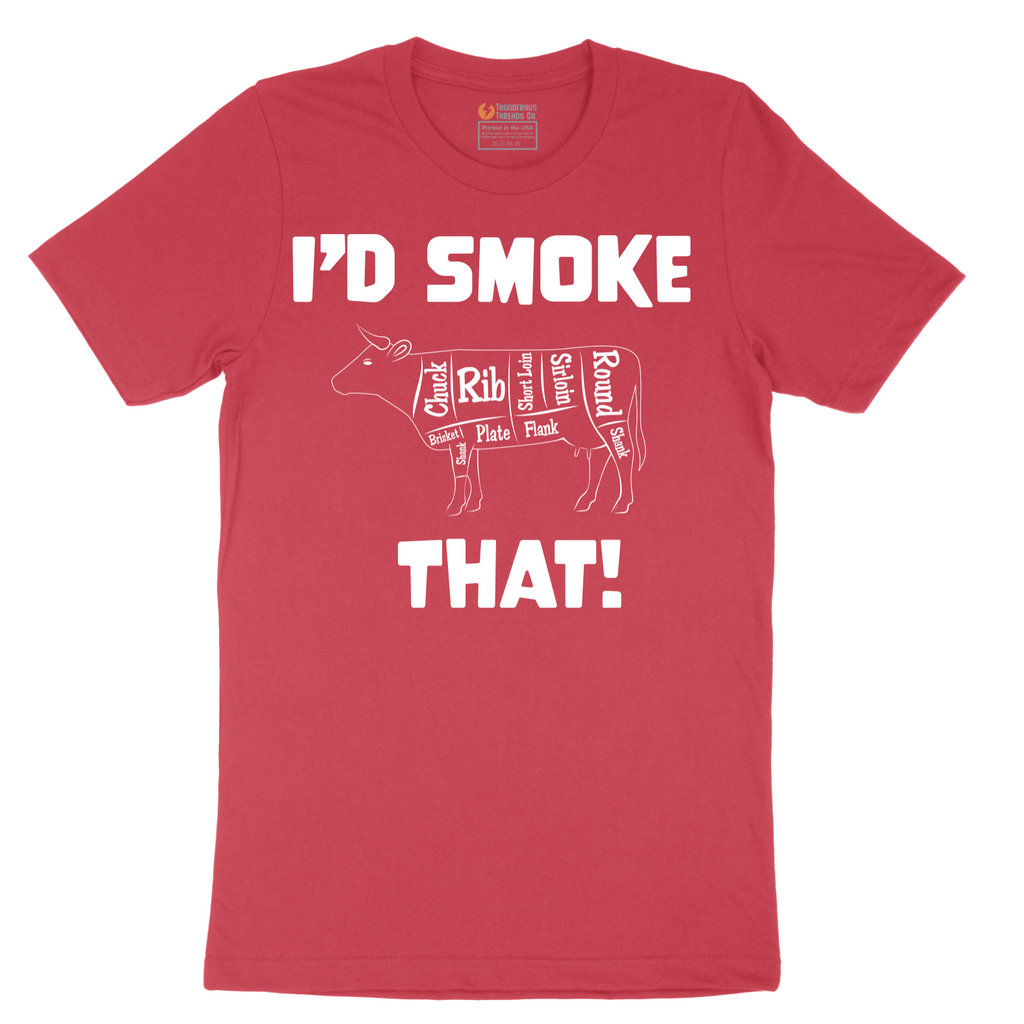 I'd Smoke That Beef Version - Mens T-Shirt - Sizes S - 6XL