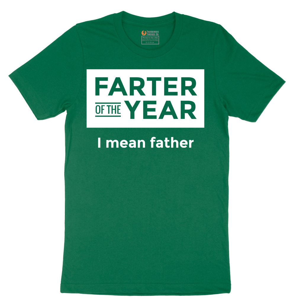 Farter of the Year - Mens T-Shirt - Sizes S - 6XL