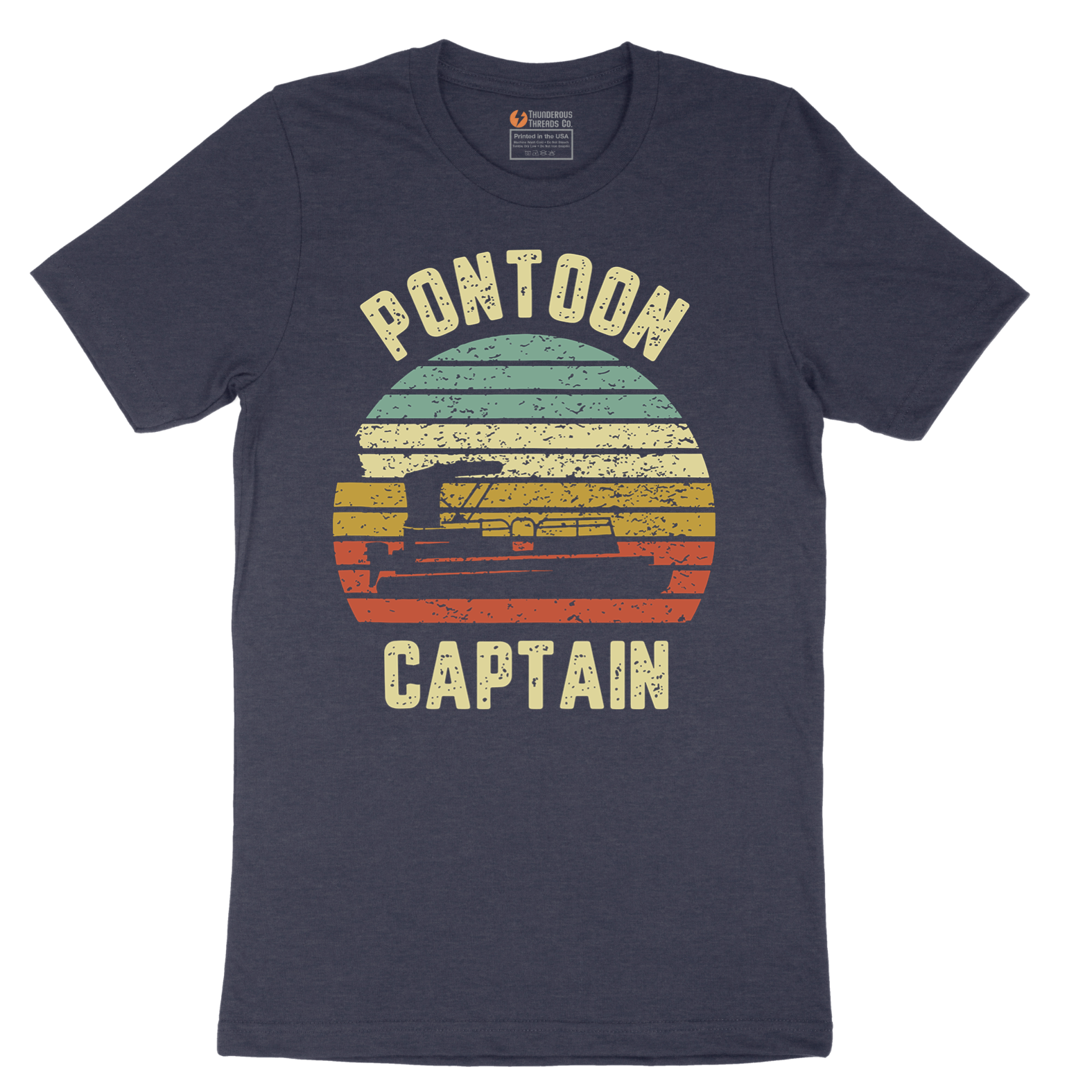 Pontoon Captain - Mens T-Shirt - Sizes S - 6XL
