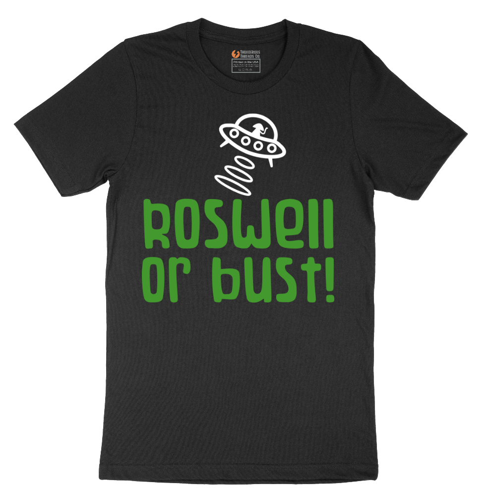 Roswell or Bust - Mens T-Shirt - Sizes S - 6XL