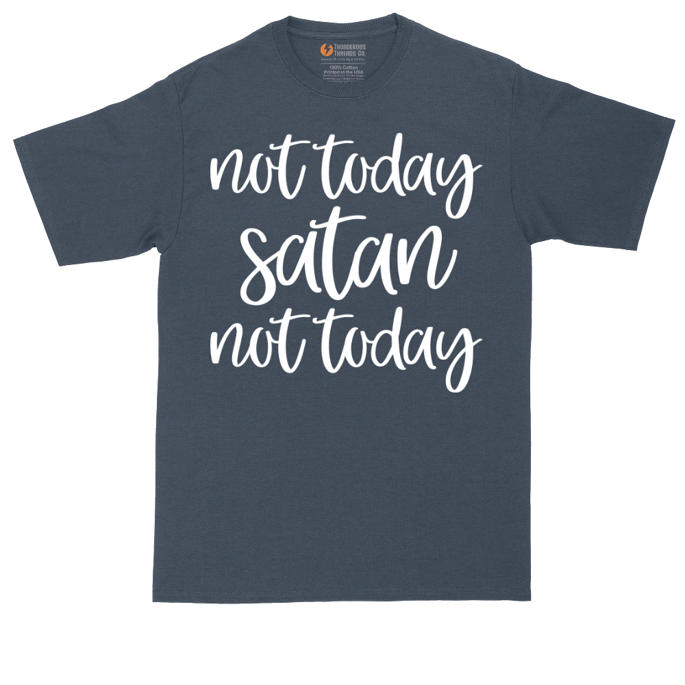 Not Today Satan Version 2 | Mens Tall T-Shirt