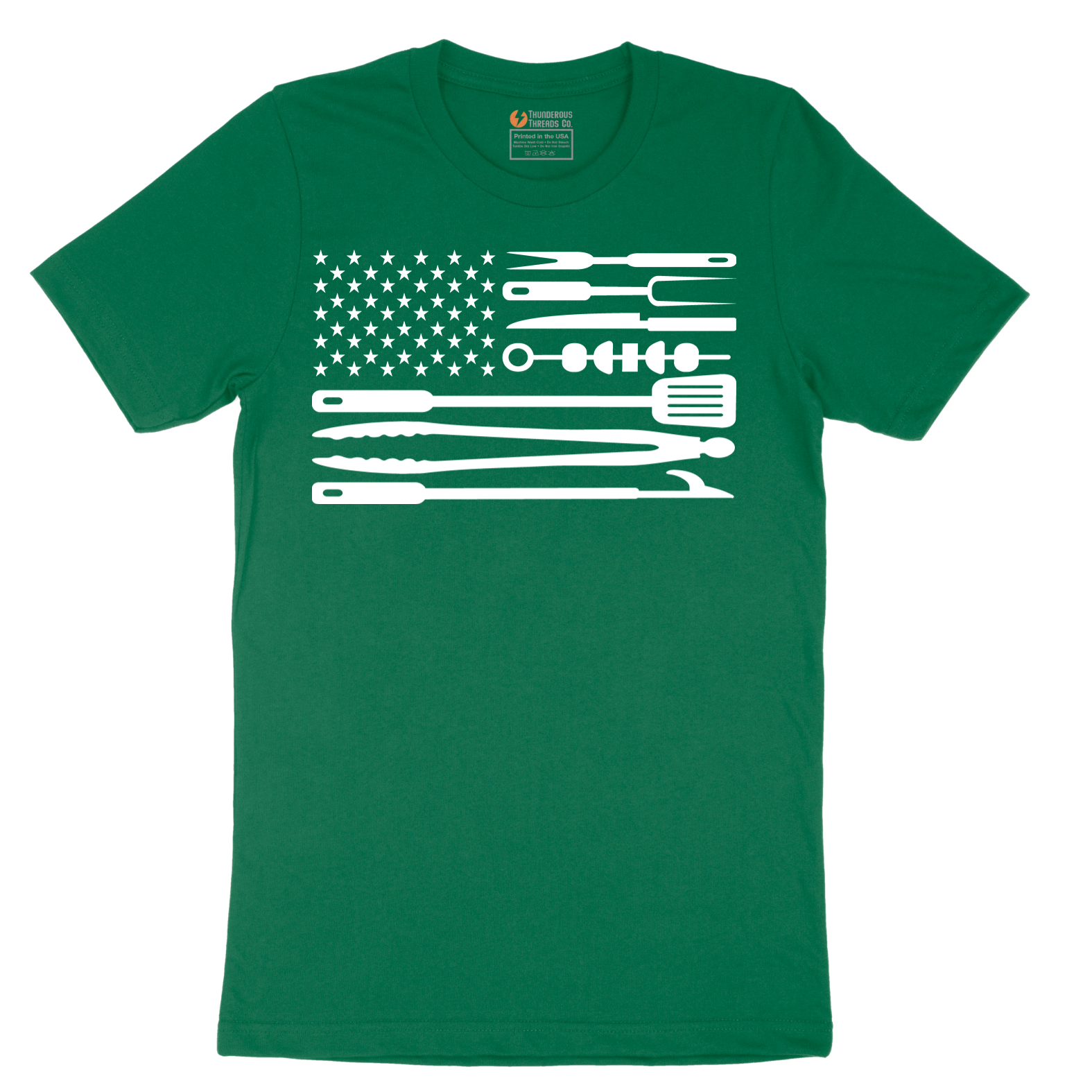 American Flag Barbeque Tools - Mens T-Shirt - Sizes S - 6XL