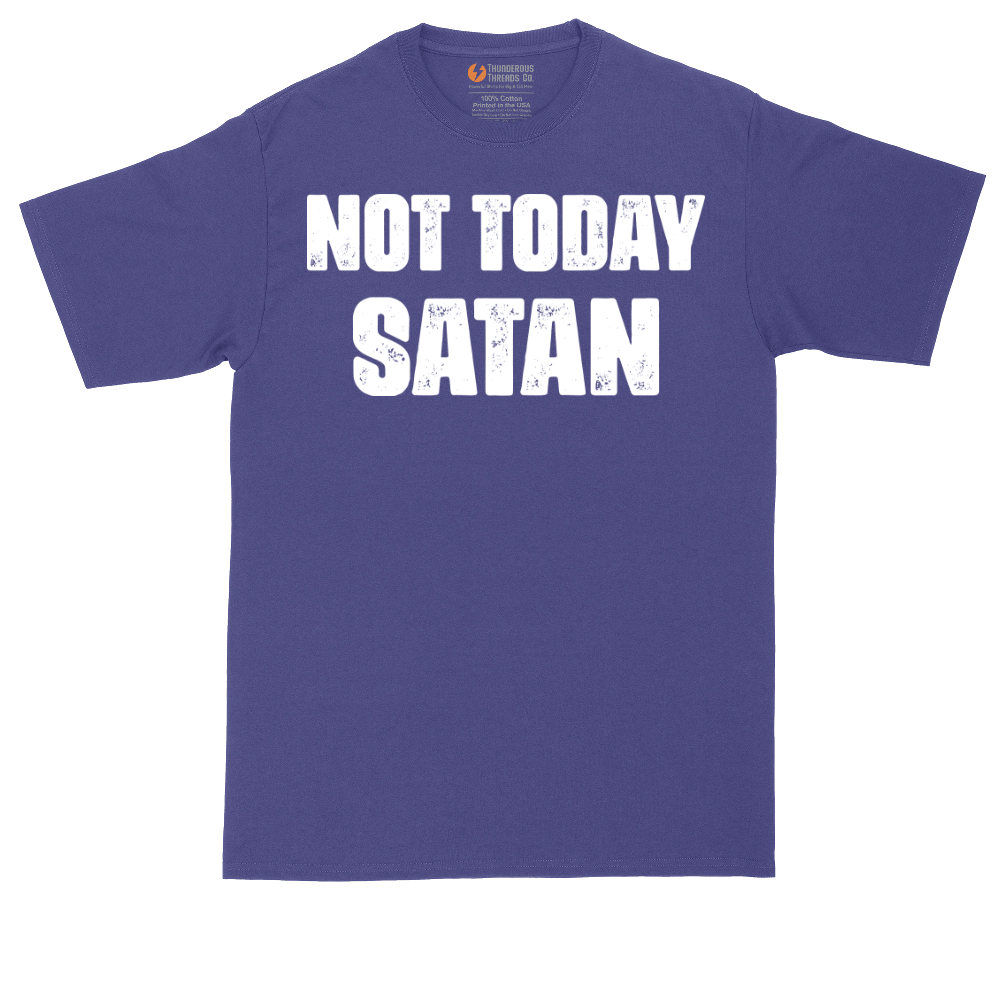 Not Today Satan Version 1 | Mens Tall T-Shirt