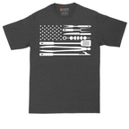 American Flag Barbeque Tools | Mens Tall T-Shirt
