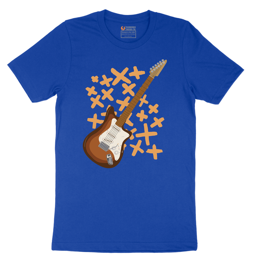 Electric Guitar - Mens T-Shirt - Sizes S - 6XL