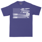 American Flag Barbeque Tools | Mens Tall T-Shirt