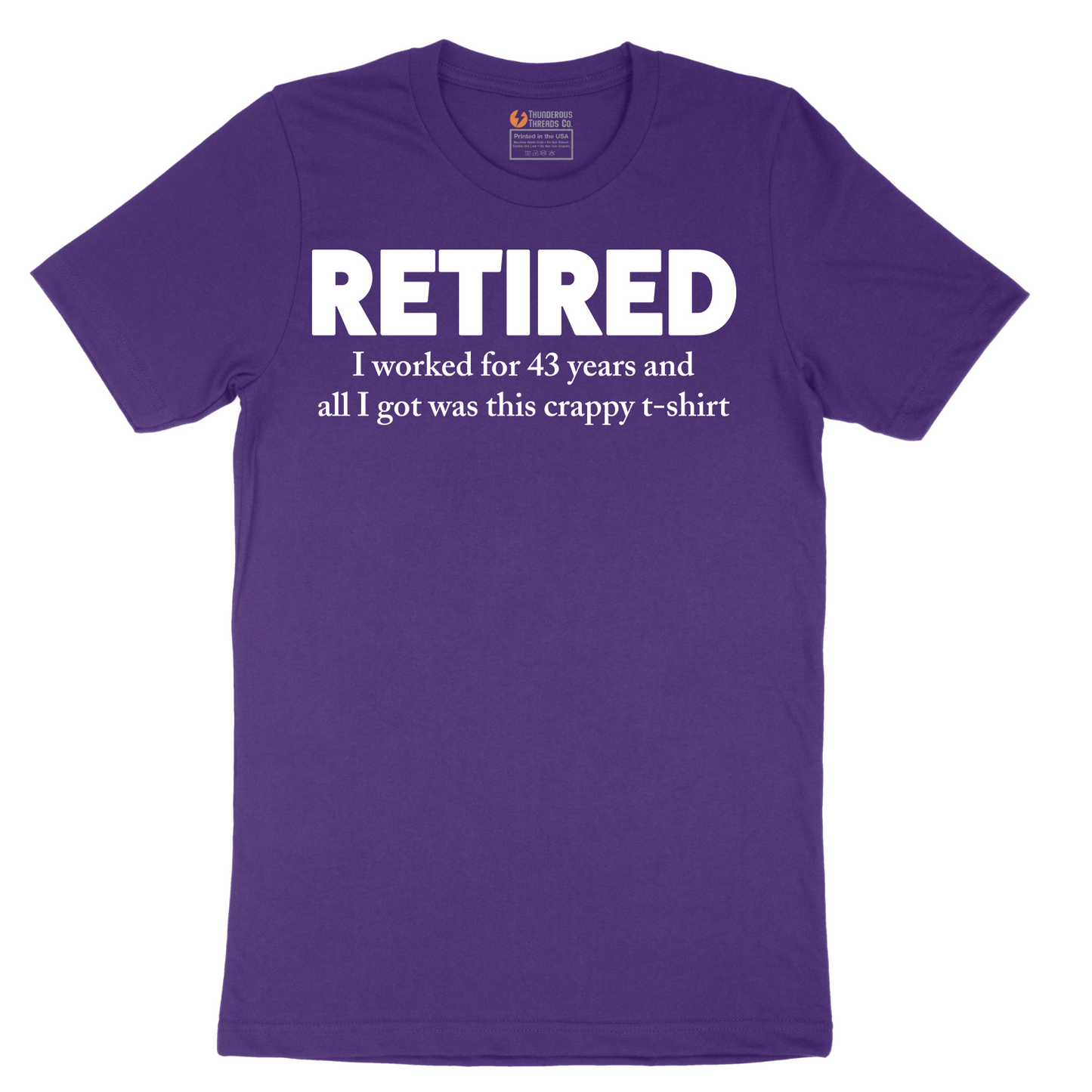 Retired_Crappy - Mens T-Shirt - Sizes S - 6XL