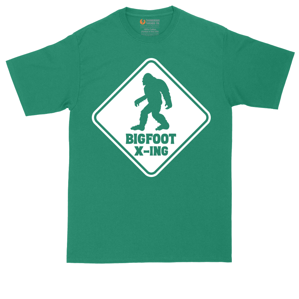 Bigfoot X-ing | Mens Tall T-Shirt