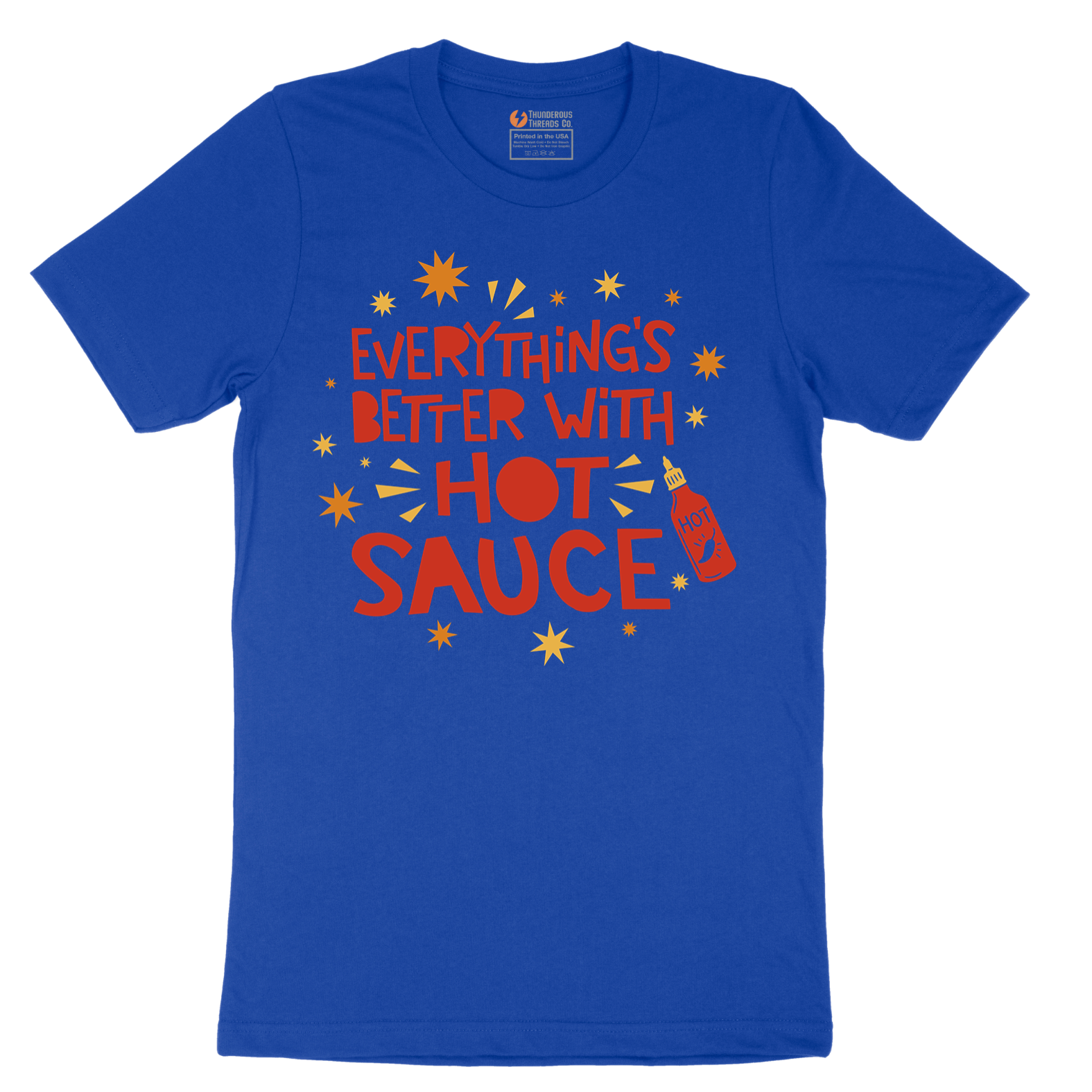 Everythings Better with Hot Sauce - Mens T-Shirt - Sizes S - 6XL