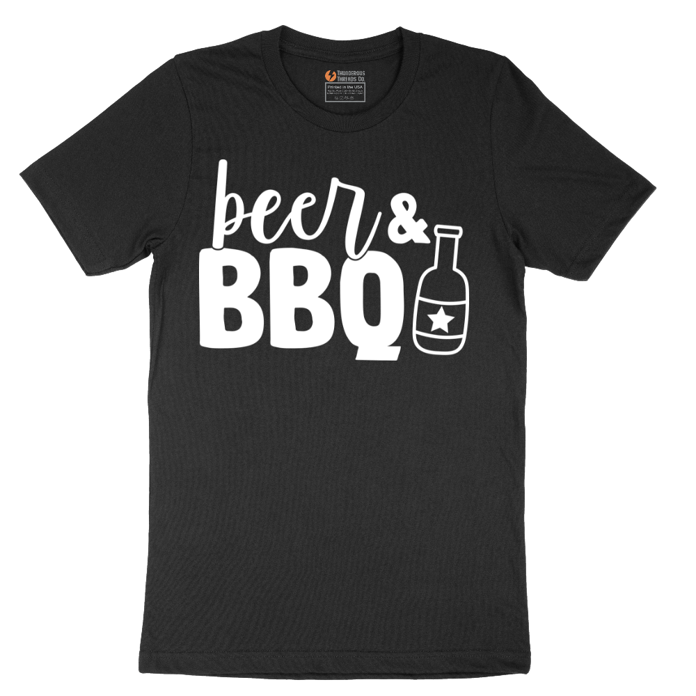 Beer and BBQ - Mens T-Shirt - Sizes S - 6XL