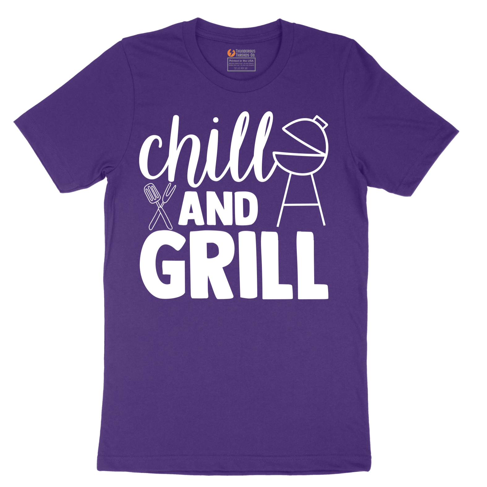 Chill and Grill - Mens T-Shirt - Sizes S - 6XL