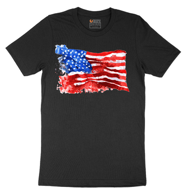 USA Flag Grunge - Mens T-Shirt - Sizes S - 6XL