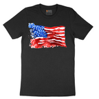 USA Flag Grunge - Mens T-Shirt - Sizes S - 6XL