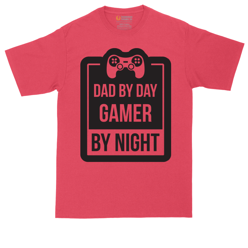 Dad my Day Gamer by Night | Mens Tall T-Shirt