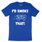 I'd Smoke That Pork Version - Mens T-Shirt - Sizes S - 6XL