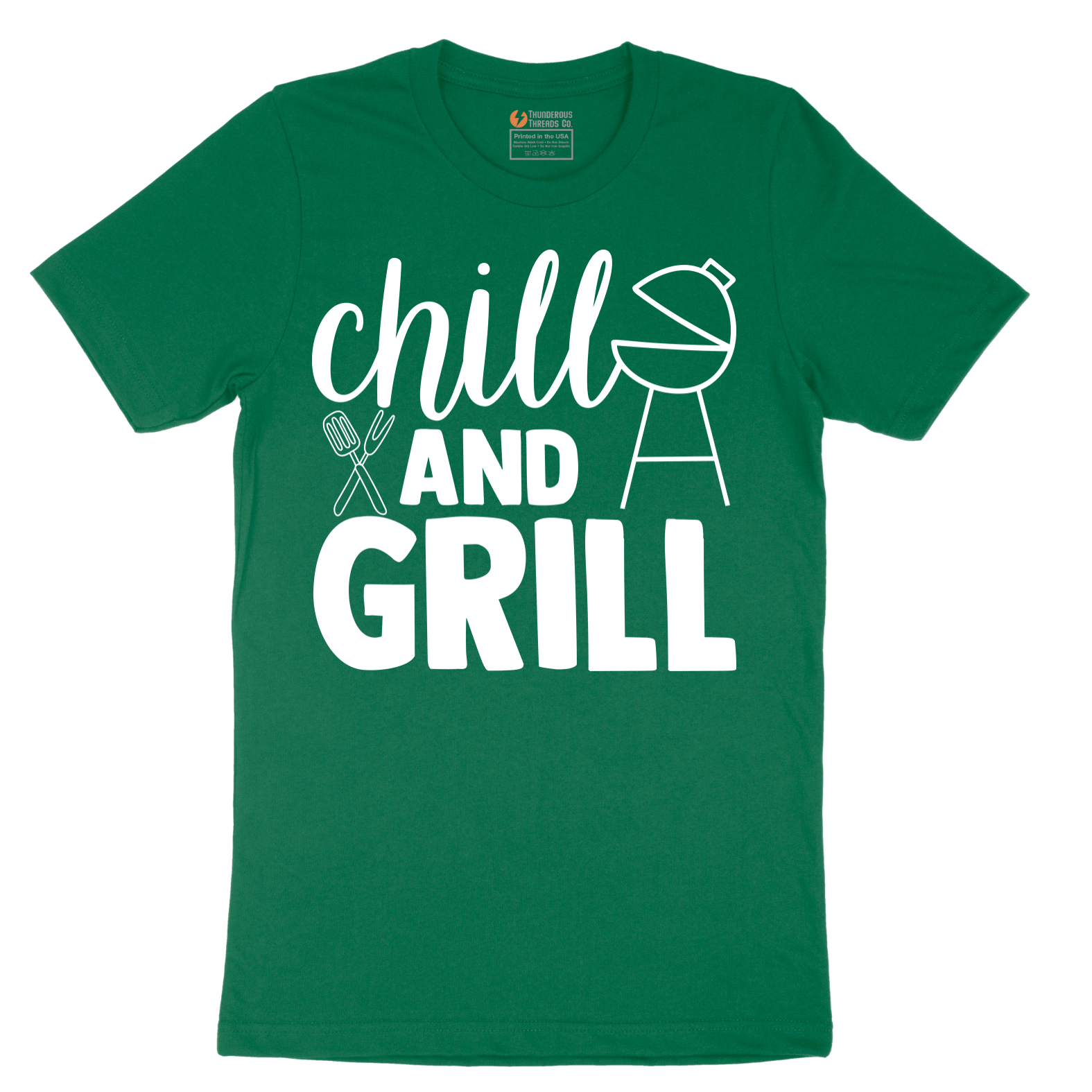 Chill and Grill - Mens T-Shirt - Sizes S - 6XL
