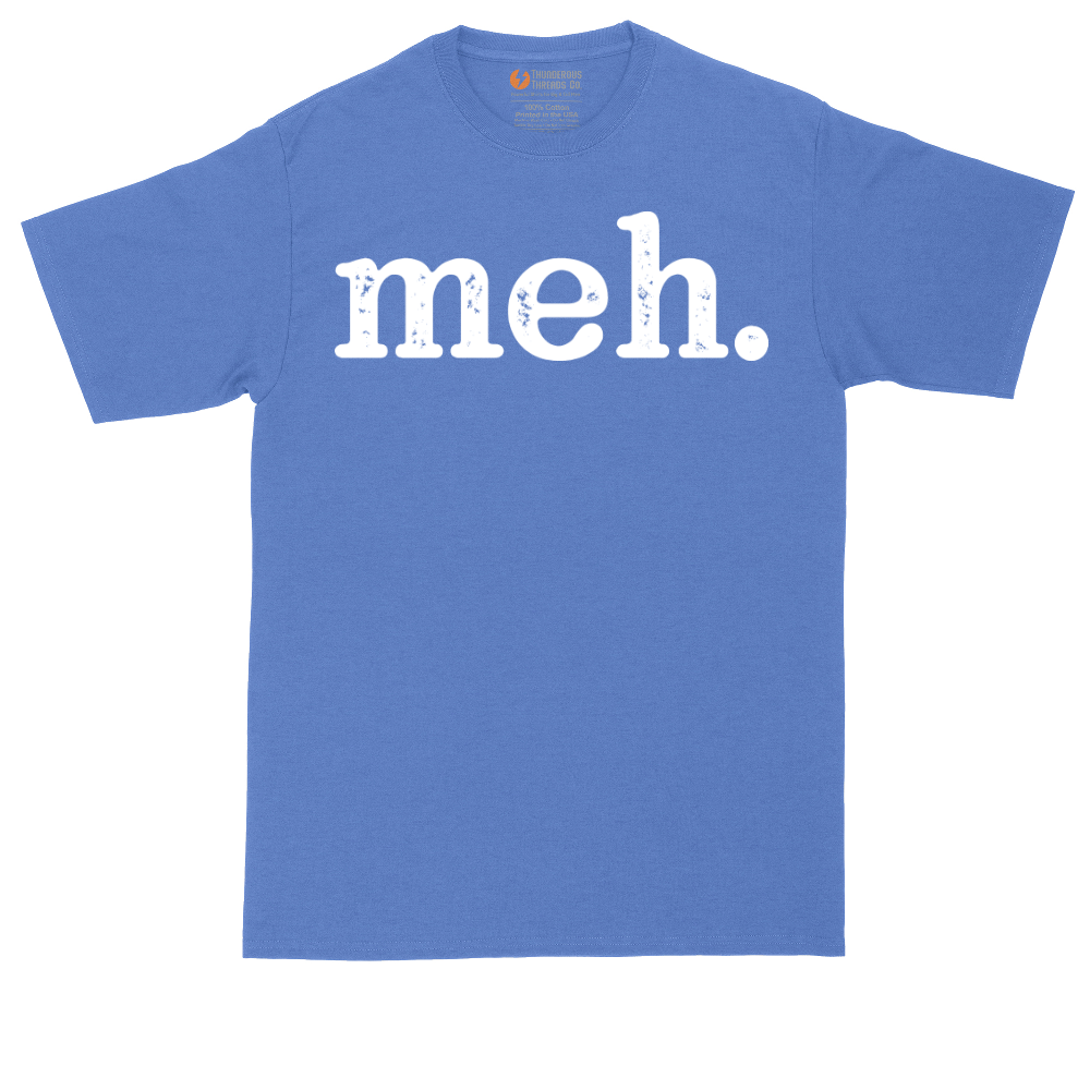 Meh White - Mens Tall T-Shirt