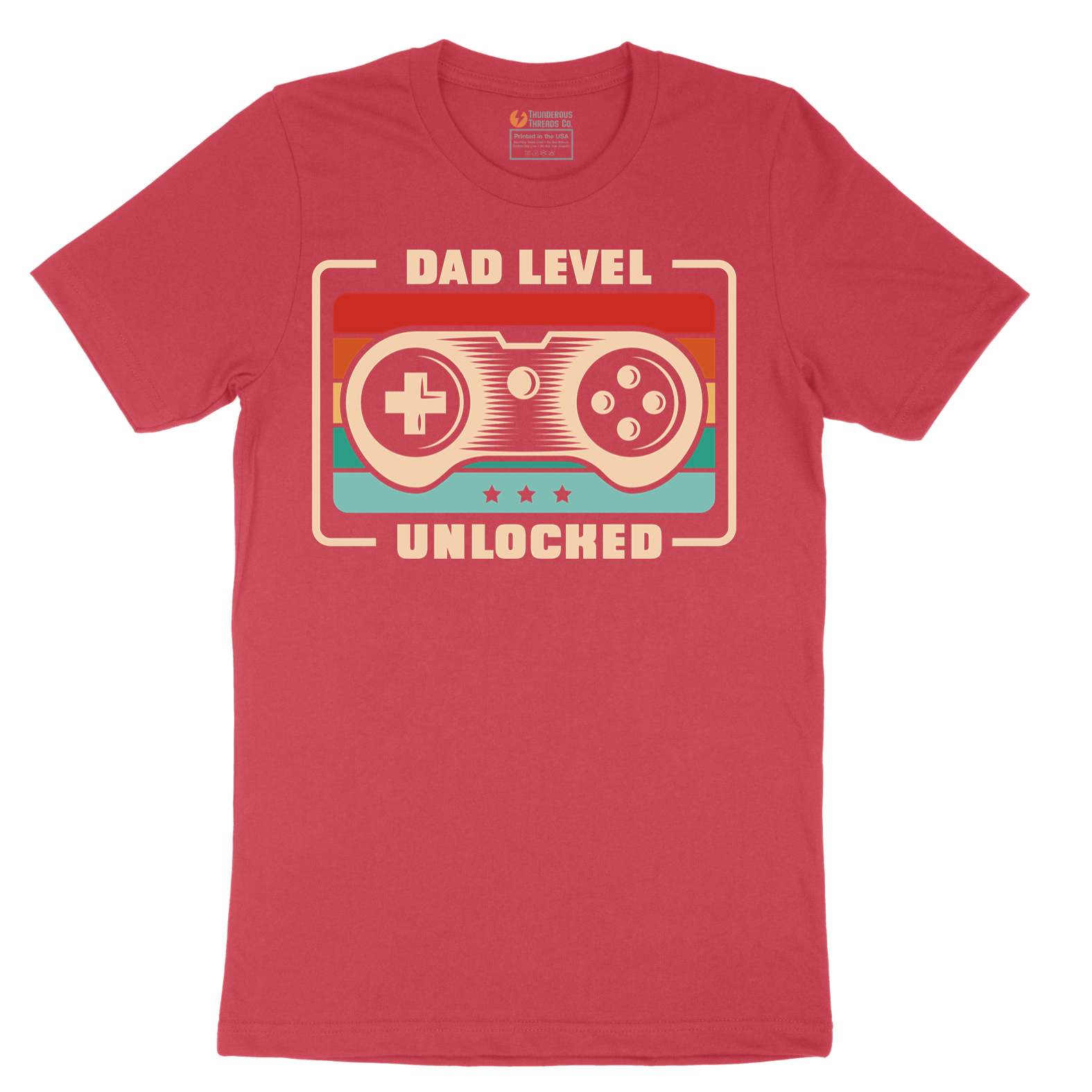 Dad Level Unlocked - Mens T-Shirt - Sizes S - 6XL