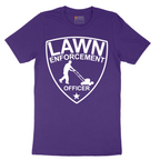 Lawn Enforcement Officer_Push Mower - Mens T-Shirt - Sizes S - 6XL