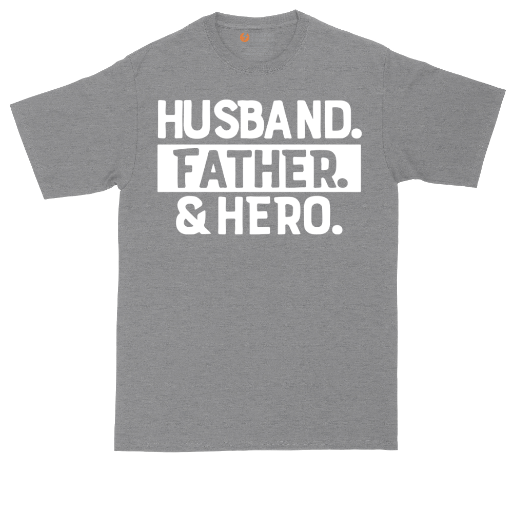 Husband Father Hero | Mens Tall T-Shirt