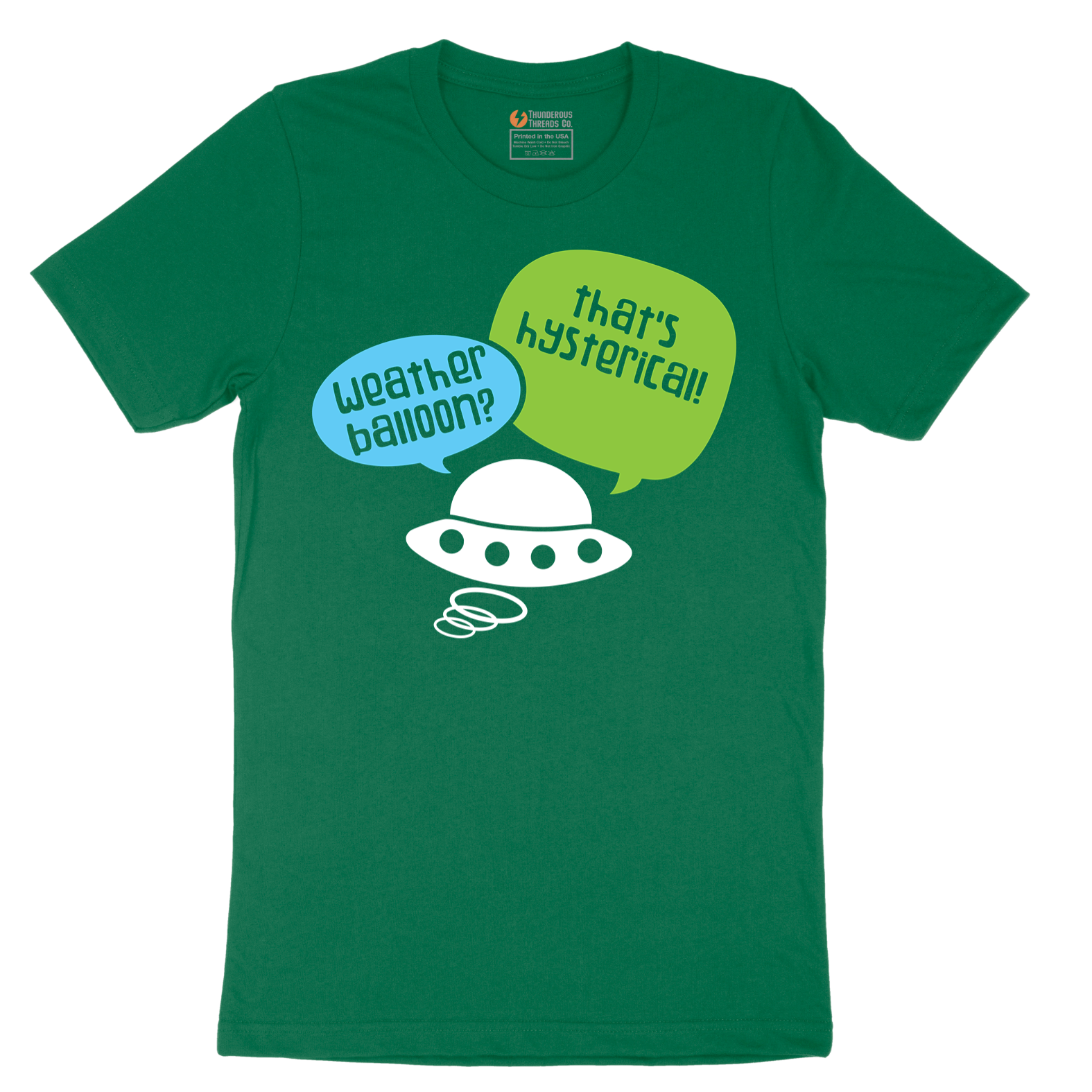 Weather Balloon Thats Hysterical - Mens T-Shirt - Sizes S - 6XL