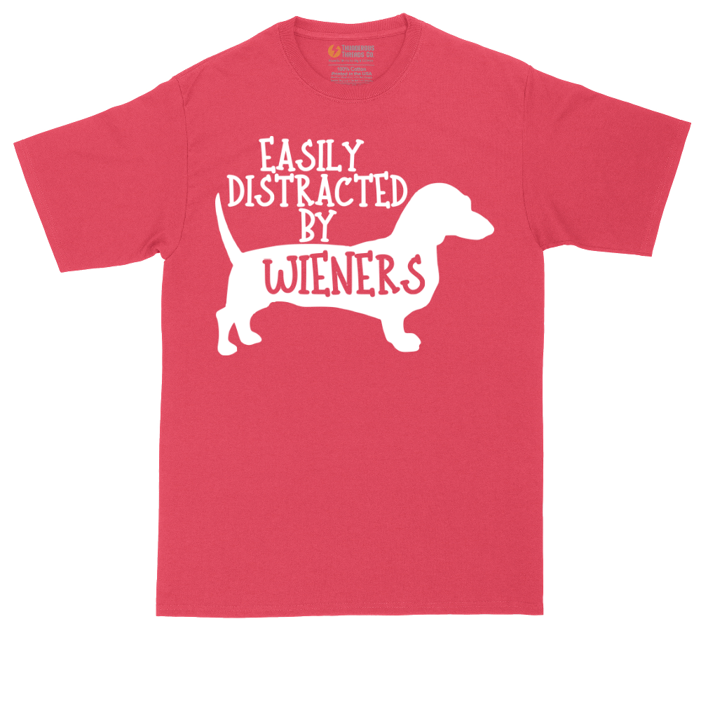 Easily Distracted by Weiners | Mens Tall T-Shirt