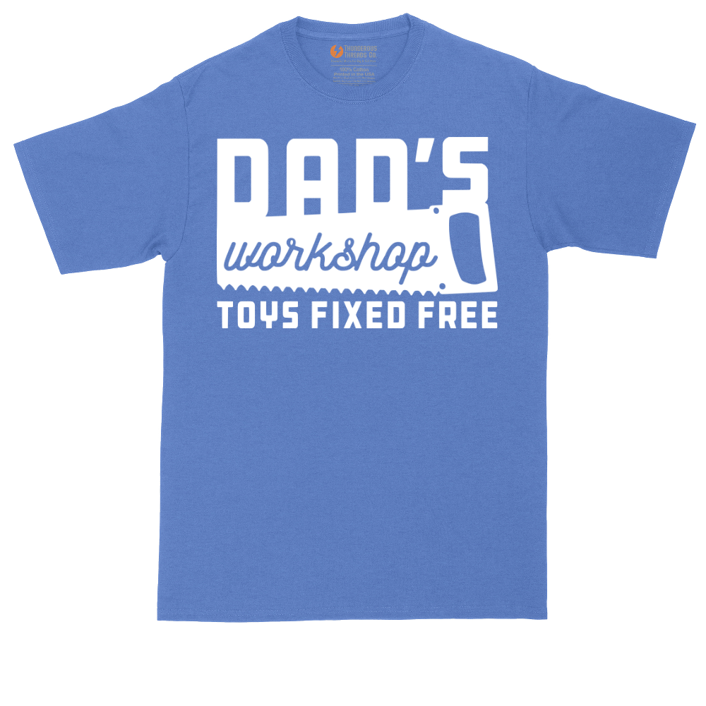 Dads Workshop Toys Fixed Free | Mens Tall T-Shirt