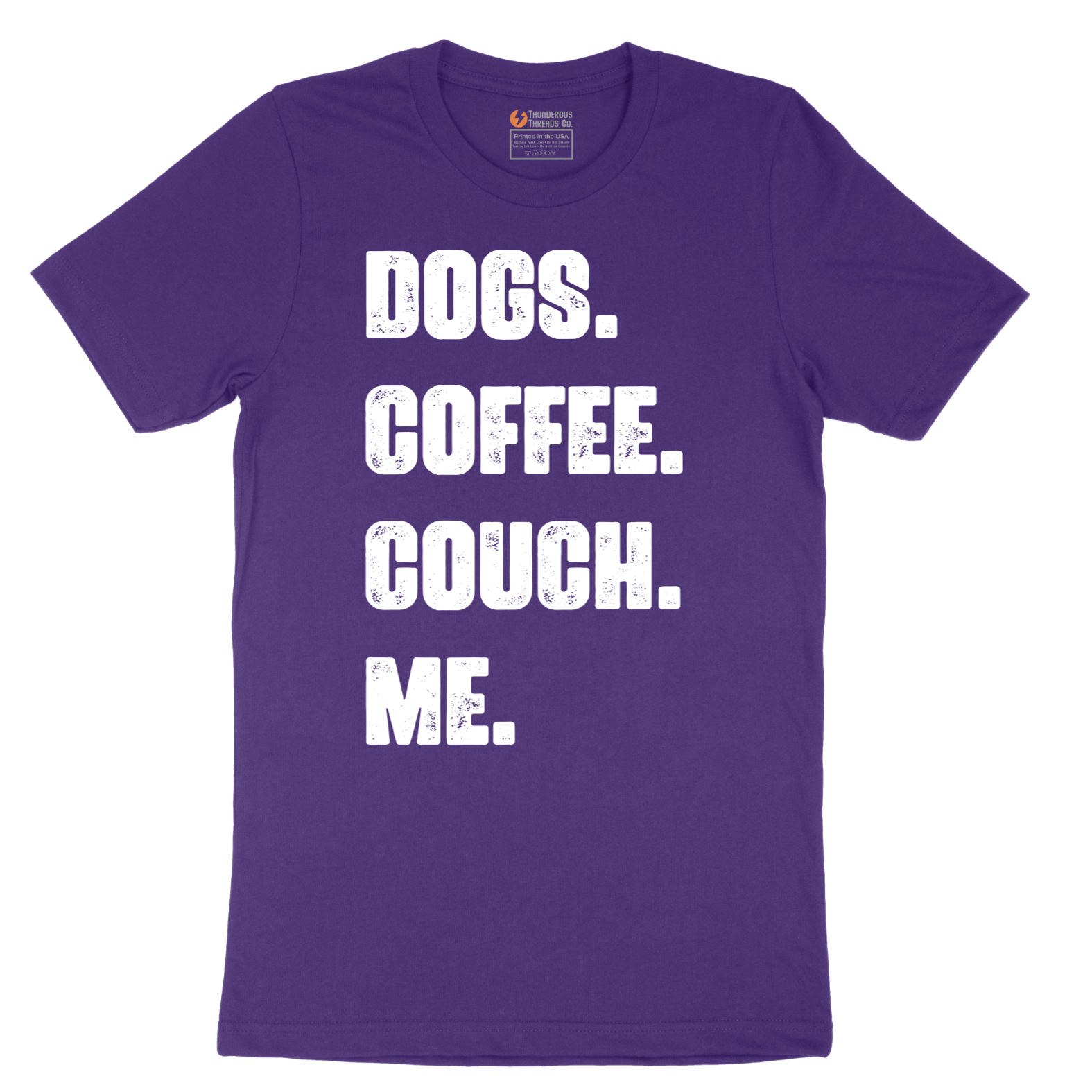 Dogs Coffee Couch Me - Mens T-Shirt - Sizes S - 6XL