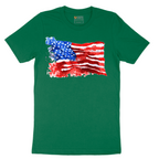USA Flag Grunge - Mens T-Shirt - Sizes S - 6XL