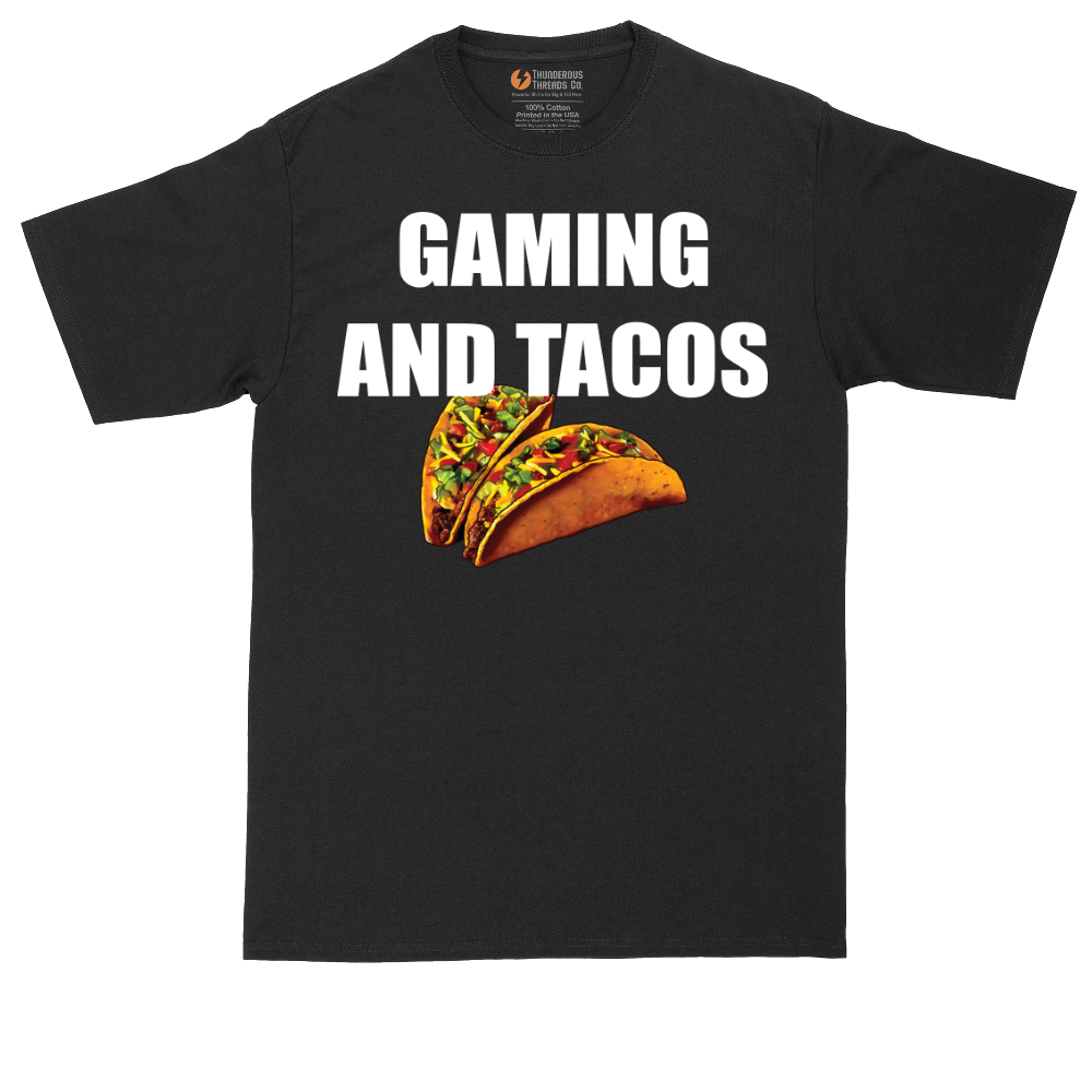 Gaming and Tacos | Mens Tall T-Shirt