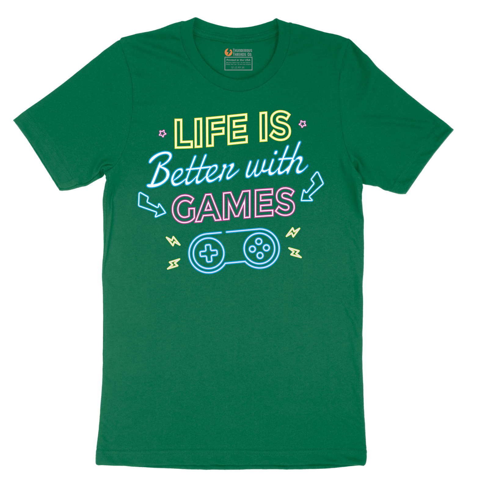 LIfe is Better with Games - Mens T-Shirt - Sizes S - 6XL