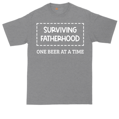 Surviving Fatherhood One Beer at a Time | Mens Tall T-Shirt