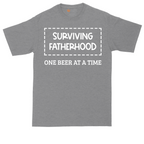 Surviving Fatherhood One Beer at a Time | Mens Tall T-Shirt