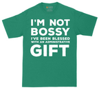 I'm Not Bossy I've Been Blessed with an Administrative Gift | Mens Tall T-Shirt