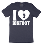 I Love Bigfoot - Mens T-Shirt - Sizes S - 6XL