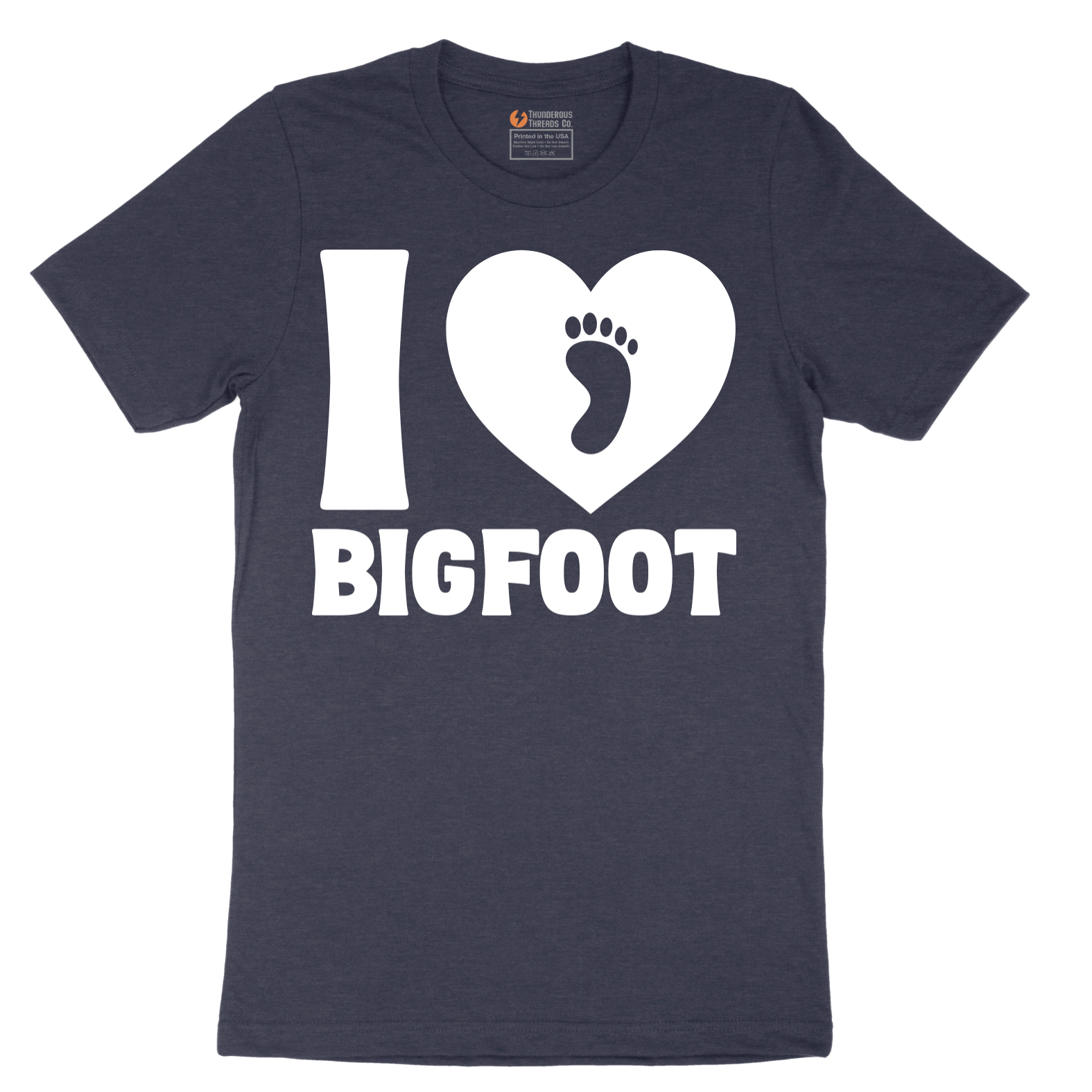 I Love Bigfoot - Mens T-Shirt - Sizes S - 6XL