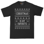Christmas is My Favorite | Mens Tall T-Shirt
