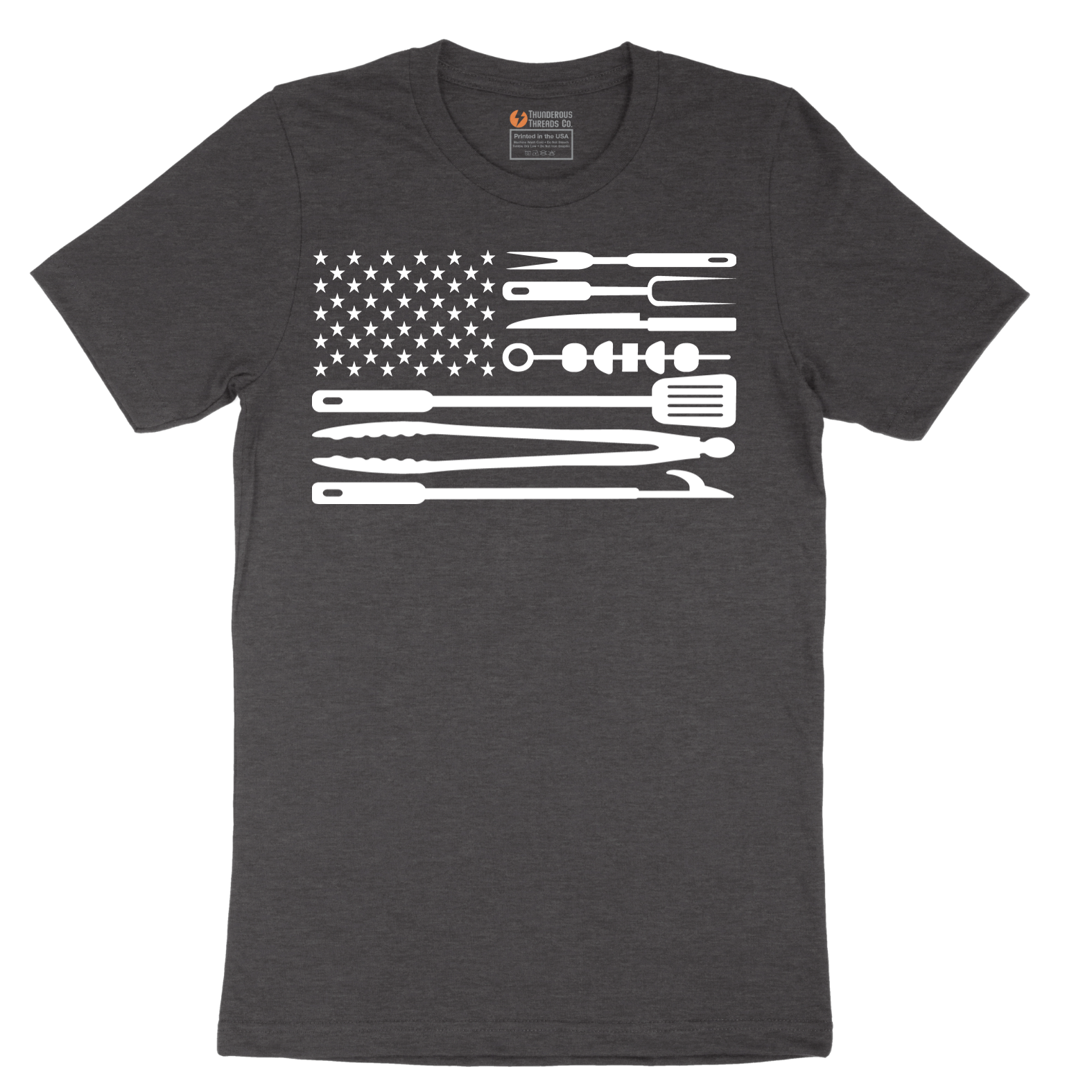 American Flag Barbeque Tools - Mens T-Shirt - Sizes S - 6XL