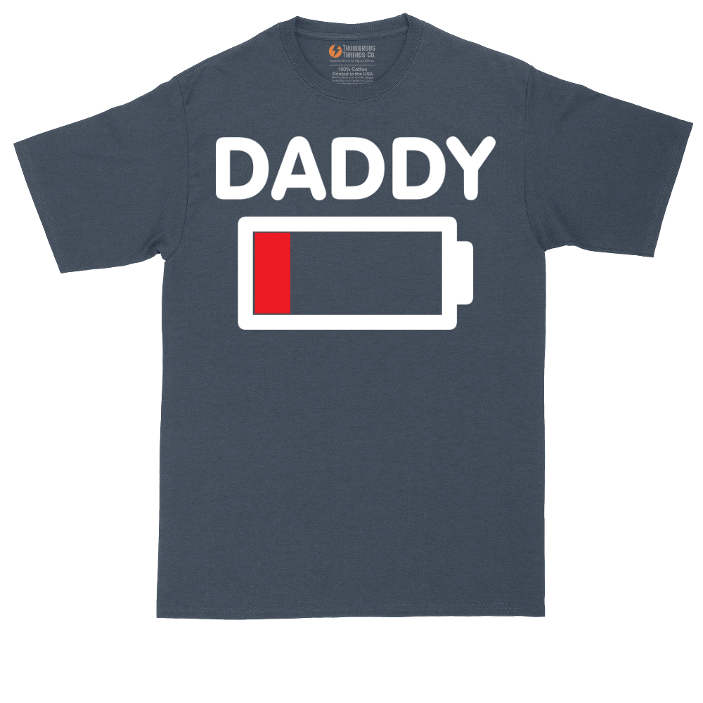Daddy Low Battery | Mens Tall T-Shirt