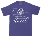 When Life Give You More Than You Can Stand | Mens Tall T-Shirt
