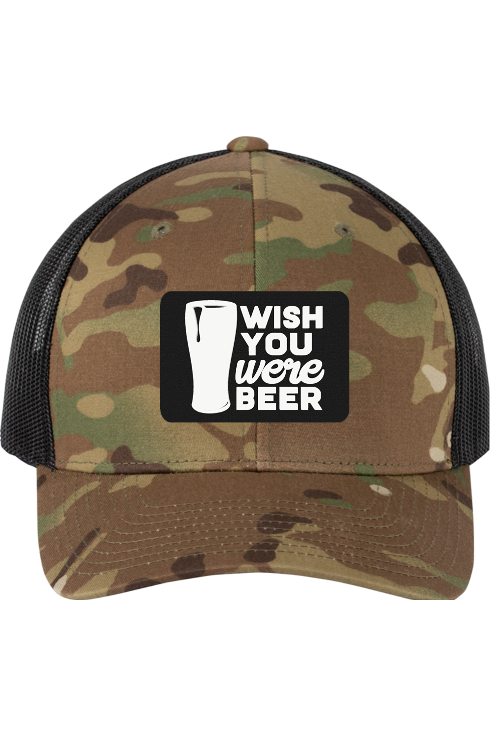 Wish You were Beer - 3D Patch Trucker Hat
