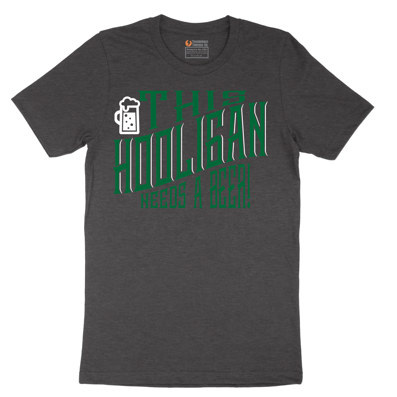 This Hooligan Needs a Beer - Mens T-Shirt - Sizes S - 6XL