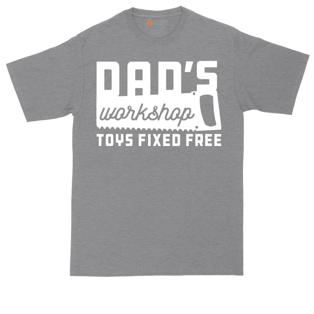 Dads Workshop Toys Fixed Free | Mens Tall T-Shirt