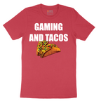 Gaming and Tacos - Mens T-Shirt - Sizes S - 6XL