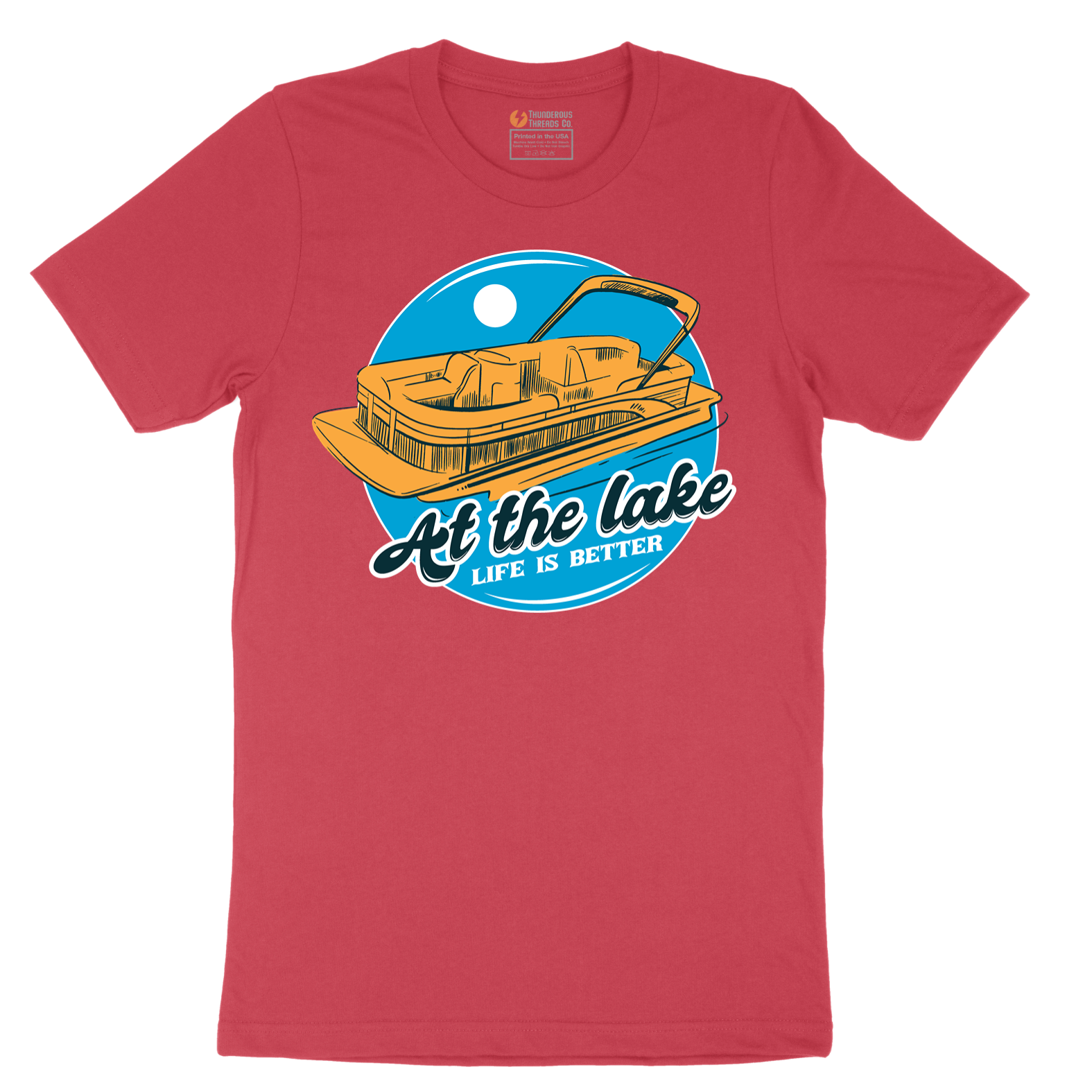 At the Lake Life is Better - Mens T-Shirt - Sizes S - 6XL