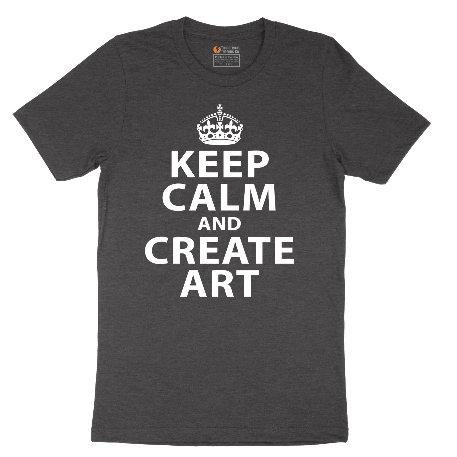 Keep Calm and Create Art - Mens T-Shirt - Sizes S - 6XL