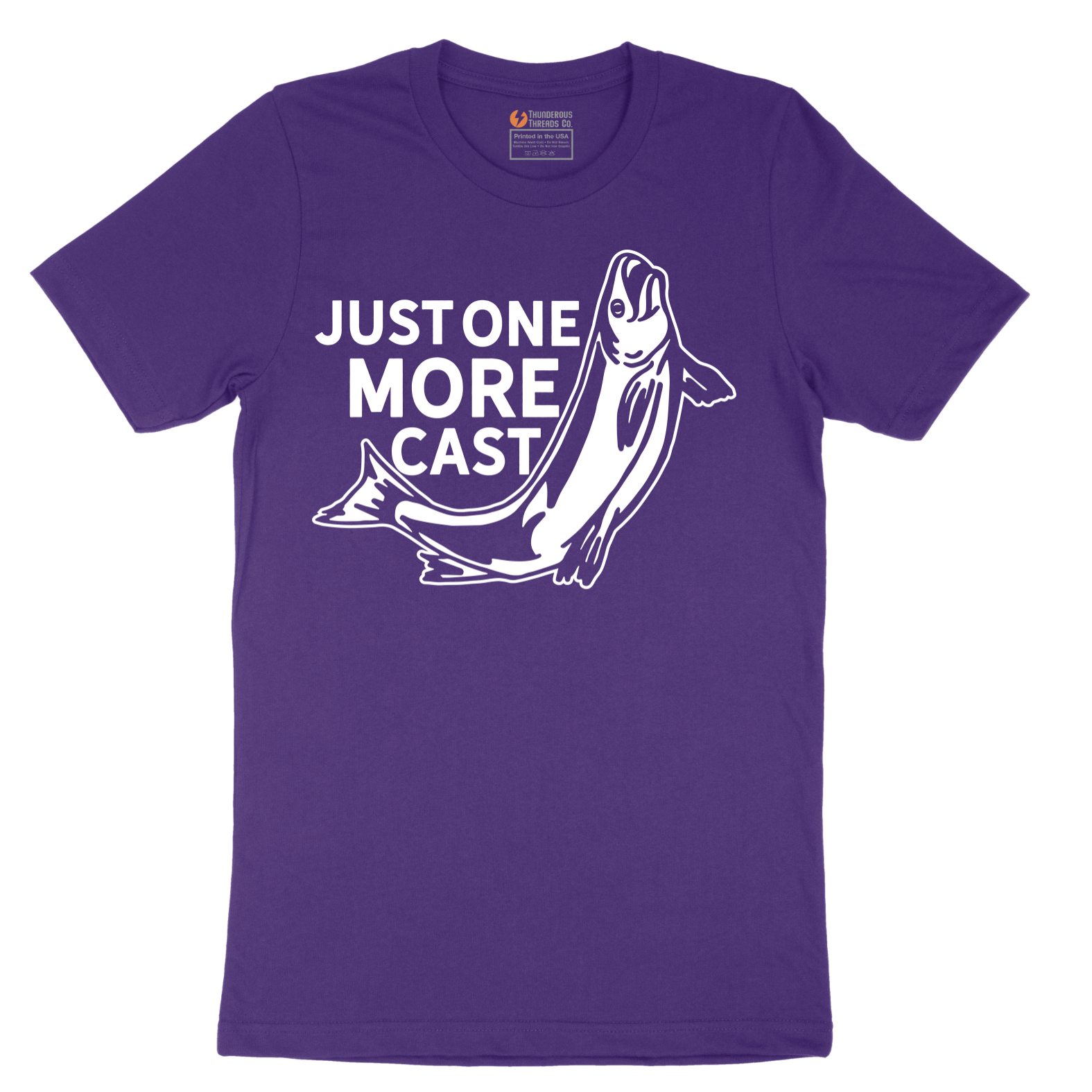 Just One More Cast - Mens T-Shirt - Sizes S - 6XL