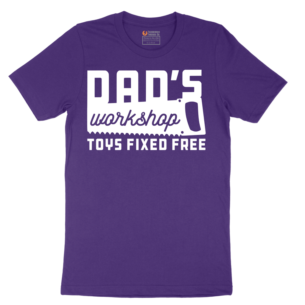 Dads Workshop Toys Fixed Free - Mens T-Shirt - Sizes S - 6XL